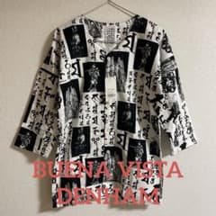 [新品] BUENAVISTA DENHAM 梵字 鯉口 シャツ デンハム 白黒 新品] BUENAVISTA DENHAM 梵字 鯉口 シャツ デンハム 白黒 - メルカリ