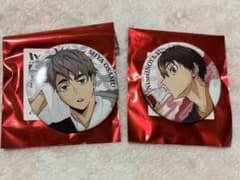 ハイキュー!! 極楽湯 缶バッジ 西谷夕 宮治 2点 - メルカリ