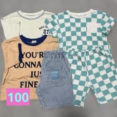 Tシャツ　パンツ　上下セット　まとめ売り 保育園着　夏物　100㎝のサムネイル