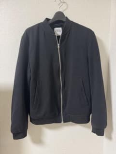 ZARA テクスチャー素材ボンバージャケット ブルゾンのサムネイル
