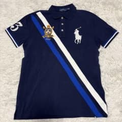 Polo Ralph Lauren ビックポニー ポロシャツ ネイビー 希少 - メルカリ