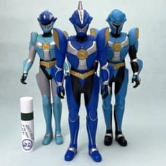 超星神グランセイザー 水のトライブ ソフビ3体セット ○バラ売り不可