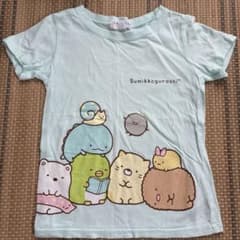 すみっコぐらし 半袖　Tシャツ 110cm ミントグリーンのサムネイル