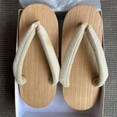 草履 下駄　和装履物　約21〜22センチのサムネイル