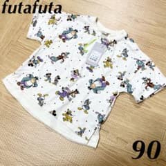 新品✨バースデイ　futafuta レトロミッキー　総柄　トップス　Ｔシャツのサムネイル