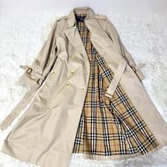 Burberry トレンチコート ノバチェック ベージュ 英国製 XL相当 - メルカリ