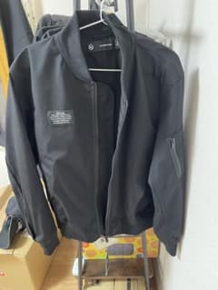 新品タグ付】GU リブブルゾン UNDERCOVER  ブラック　Mのサムネイル