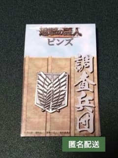 진격의 거인 자유의 날개 조사병단 핀즈 핀 배지 당시물