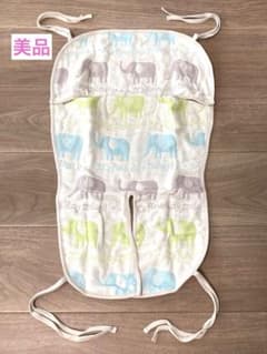 【新品未使用】ベビーカーシート 6重ガーゼ サンデシカ ゾウ柄のサムネイル
