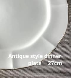 Antique style dinner plate 金彩 大皿 27cmのサムネイル