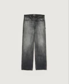 サイズ0 AURALEE 24AW DENIM WIDE PANTS 黒のサムネイル