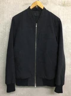 山内 ヤマウチ ノーカラー 良質 織り地 ジップ ジャケット - メルカリ