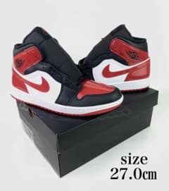 Nike Air Jordan 1 Mid SE ホワイト バーシティレッド - メルカリ