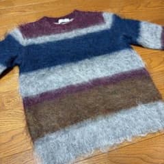 【高級】WNW people's tailoring ストライプセーターのサムネイル