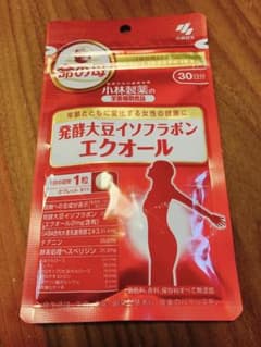小林製薬の栄養補助食品 発酵大豆イソフラボン エクオール 30粒のサムネイル