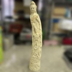 Kannon Bodhisattva figurine, sculpture, antique, craft, interior decoration, collection, fine art, inexpensive.