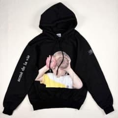 b1622美品【acmé de la vie】ドーナツプリント　パーカー　1