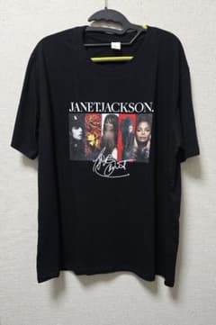 ジャネットジャクソン】アルバム サインTシャツL JANET JACKSON - メルカリ
