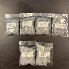 【値下げ:新品未開封品含む】アクリル　タル型3〜6mm クリスタル６袋セットのサムネイル