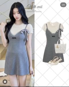 Milk mii ribbon mood one-piece キャミワンピースのサムネイル