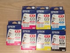 エプソン純正 インクカートリッジ 69 新品未開封セットのサムネイル