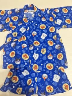 アンパンマン ベビー甚平 ブルー 80cmのサムネイル