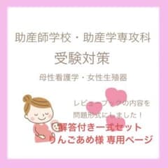 助産師学校受験対策 解答付き問題集一式セット りんごあめ様専用ページのサムネイル