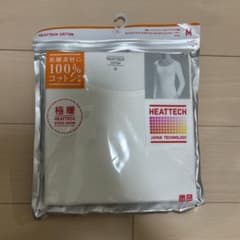 極暖ヒートテックコットンUネックT(八分丈)のサムネイル