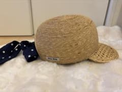 miu miu 麦わら帽子 ベージュ キャップスタイル miu miu 麦わら帽子 ベージュ キャップスタイル - メルカリ