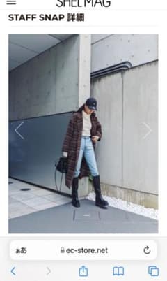 moussy  ロングコート  チェック柄のサムネイル
