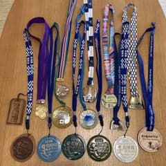 マラソン大会完走メダル15点セットのサムネイル