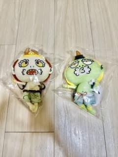村上隆 カイカイキキ もののけ京都 風神&雷神 ぬいぐるみ 2個セットのサムネイル