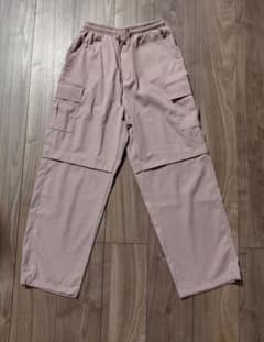 カーゴパンツ ピンク 2WAYのサムネイル