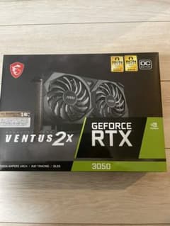 新品GeForce RTX 3050 VENTUS 2X 8G OCのサムネイル