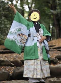 七五三　5歳　男の子　袴　着物　11点セットのサムネイル
