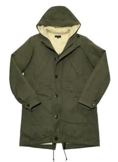 【秋冬】チュニジア製 A.P.C アーペーセー ボアライナー付き モッズコート チュニジア製 A.P.C アーペーセー ボアライナー付き モッズコート