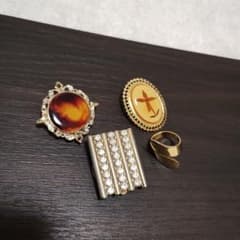 ヴィンテージ スカーフリング 4個セット