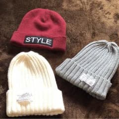 ニット帽 3点セット！！のサムネイル