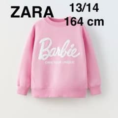 新品タグ付 ZARA BARBIE バービー トレーナー スウェット ピンクのサムネイル