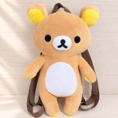 상태좋음 리락쿠마 배낭 봉제인형 선엑스