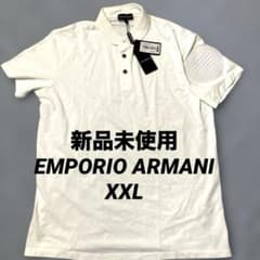 新品未使用 EMPORIO ARMANI ポロシャツ ホワイト XXL - メルカリ