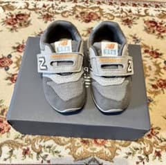 New Balance 996 ベビーシューズ グレー/オレンジのサムネイル