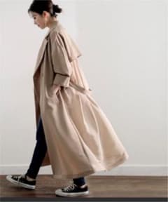 ななな様専用 classicalelf バックシアートレンチコート 春 ベージュのサムネイル