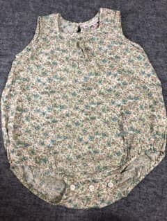 bom point 花柄　ロンパース　12mのサムネイル