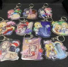10種コンプ】結城友奈は勇者である ご当地 アクリルキーホルダー 