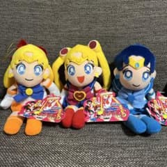 美少女戦士セーラームーンS ぬいぐるみ 3種セットのサムネイル