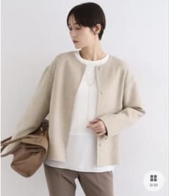 ウール混／リバーショートコートのサムネイル