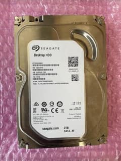 HDD 2TB 3.5インチ 内蔵型 seagate製 動作保証 0727 - メルカリ