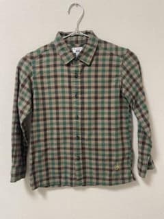 UNIQLO JW ANDERSON チェック柄長袖シャツ 120のサムネイル