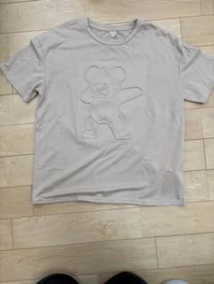 SHEIN ベージュ クマプリント Tシャツ 13-14Yのサムネイル